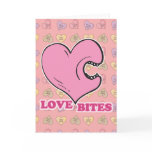 love bites biting heart cards
