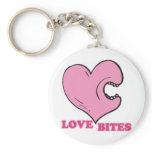 love bites biting heart keychains