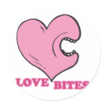 love bites biting heart stickers