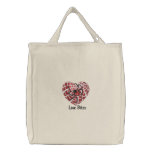 Love Bites embroidered bags