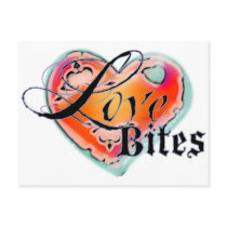 Love Bites Postcards