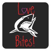 Love Bites! Square Sticker