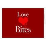 Love Bites T-shirt Greeting Cards