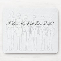 Love BJDs Mouse Pads