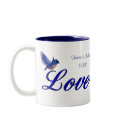 Love Bluebird Wedding Favour Mug