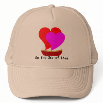 Love Boat Hearts - Customised Hats