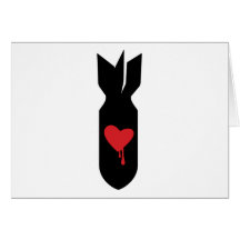 Love Bomber Greeting Cards