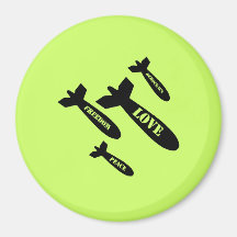 LOVE BOMBS MAGNETS