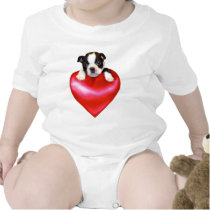 Love Boston Terrier baby T-shirt