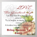 Love Bring Heaven To Earth, The Greatest Gift posters