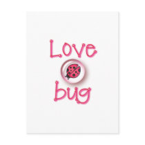 LOVE BUG BUBBLE by SHARON SHARPE Postcard