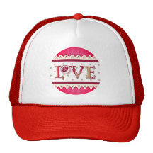 LOVE BUG BUBBLE, DOTS & STRIPES by SHARON SHARPE Hats