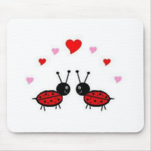 Love Bug Mouse Pad