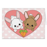 Love Bunnies Greeting Card