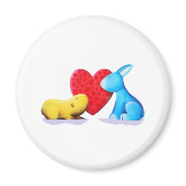 Love Bunnies magnets