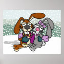 Love Bunnies Poster posters