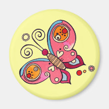 Love Butterfly Magnet