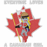 Love Canadian Girls embroidered shirts