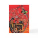 Love Cat and Butterfly Greeting card