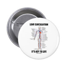 Love Circulation It's Key To Life Pin