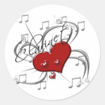 Love Clarinet Stickers