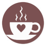 Love Coffee stickers