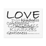 Love Colossians 3 Postcard