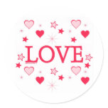 LOVE Confetti stickers