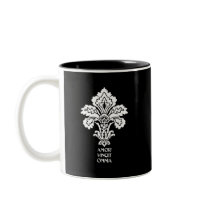 Love Conquers All (black-white) Coffee Mugs