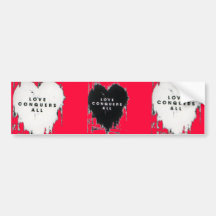 Love Conquers All Bumper Sticker