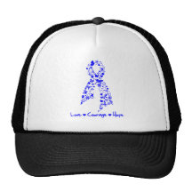Love Courage Hope Butterfly -  Anal Cancer Trucker Hat