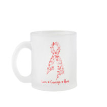 Love Courage Hope Butterfly -  Blood Cancer Coffee Mug