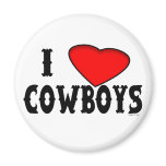 Love Cowboys Magnet