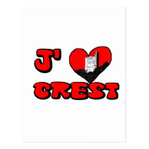Love Crest Cartes Postales