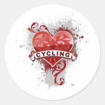 Love Cycling Stickers