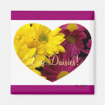 "Love Daisies!" Magnet