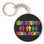 Love Deserves Equal Rights keychains