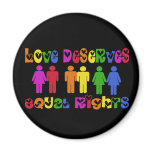 Love Deserves Equal Rights magnets