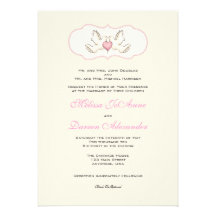 Love Doves Invitation