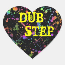 LOVE DUBSTEP STICKERS