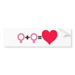 Love Equation, Womyn bumper stickers