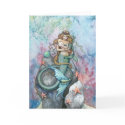 Love Eternal Mermaid and Baby Greeting Card