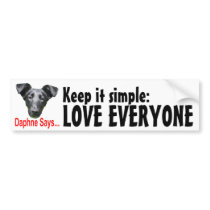 Love Everyone Bumper Sticker