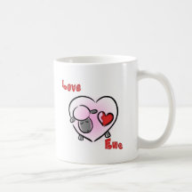 Love Ewe Valentine Mugs