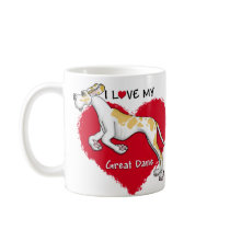 Love Fawnequin Great Dane UC Mug