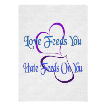 Love Feeds You Custom Invite