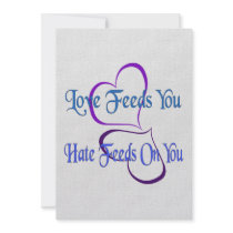 Love Feeds You Custom Invite