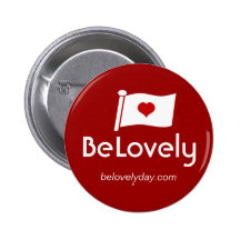 Love Flag Pinback Buttons