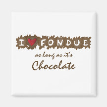 Love Fondue Fridge Magnet