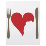 Love food, Love heart flyers